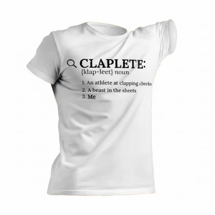 Cotton T-Shirt: Claplete Definition Tee